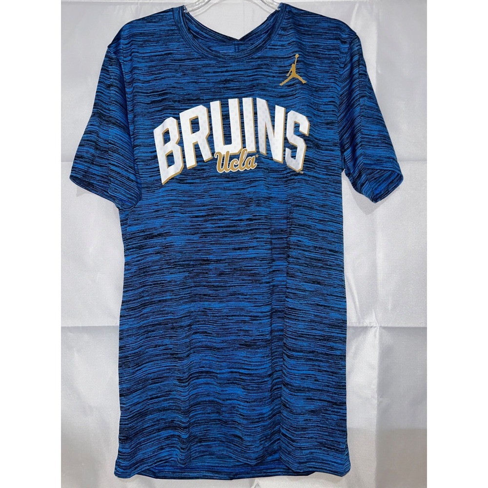 UCLA Bruins Performance Nike Air Jordan T-Shirt Blue Athletic Basketball, Small - Picture 4 of 5